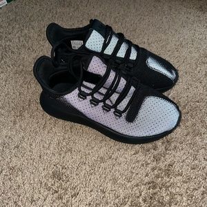 Adidas Reflective Tennis Shoes. Size GS/Kids 5